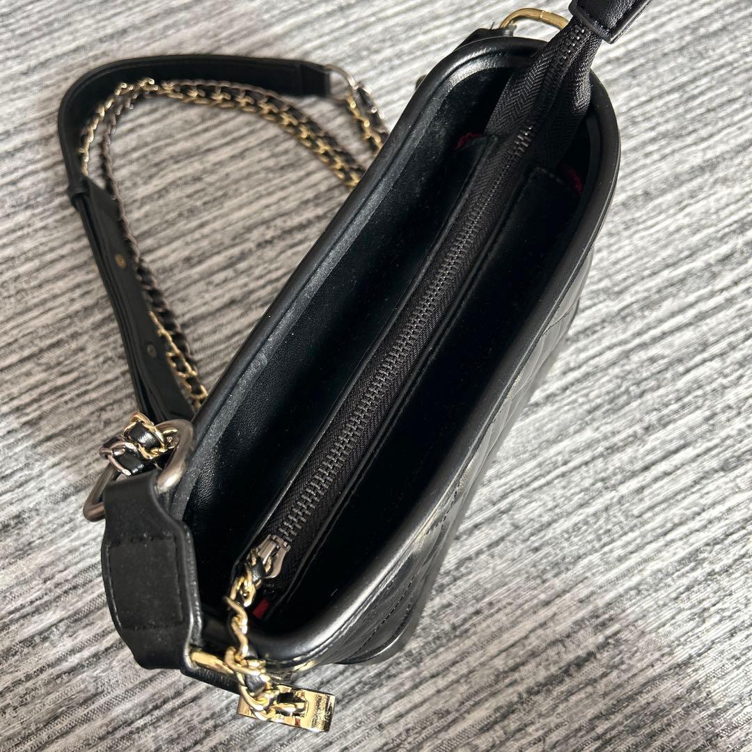 Chanel ブラック キルティングバッグ　2wayショルダーバッグ