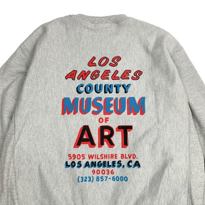 Champion × LACMA リバースウィーブ スウェット チャンピオン