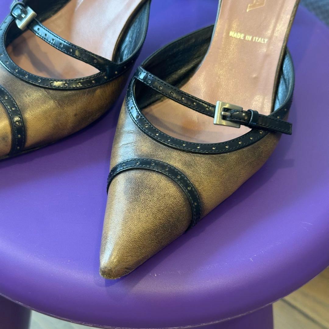 PRADA プラダ ポインテッドトゥミュール