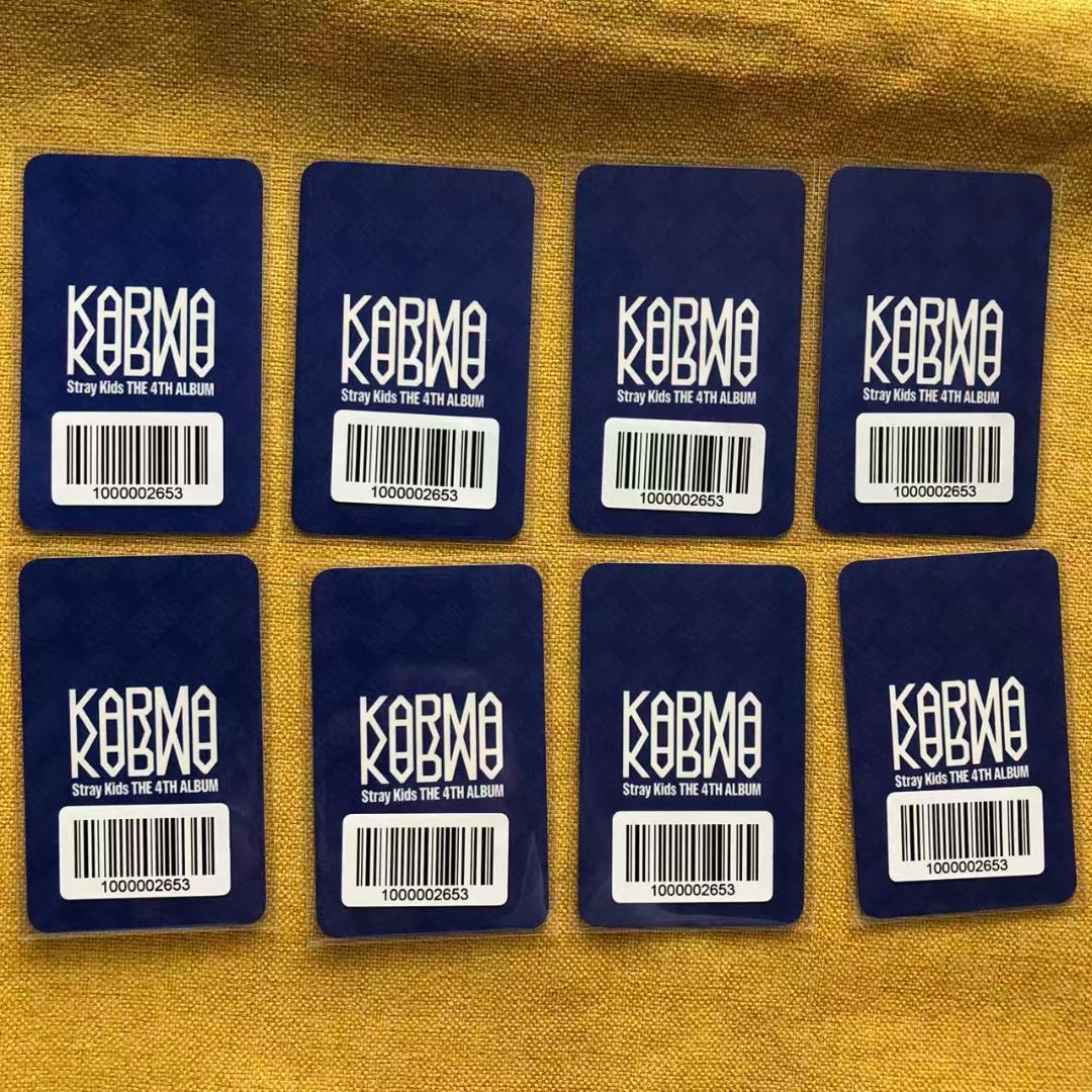 Straykids KARMA FANS 限定 リスパ特典 トレカ 8種