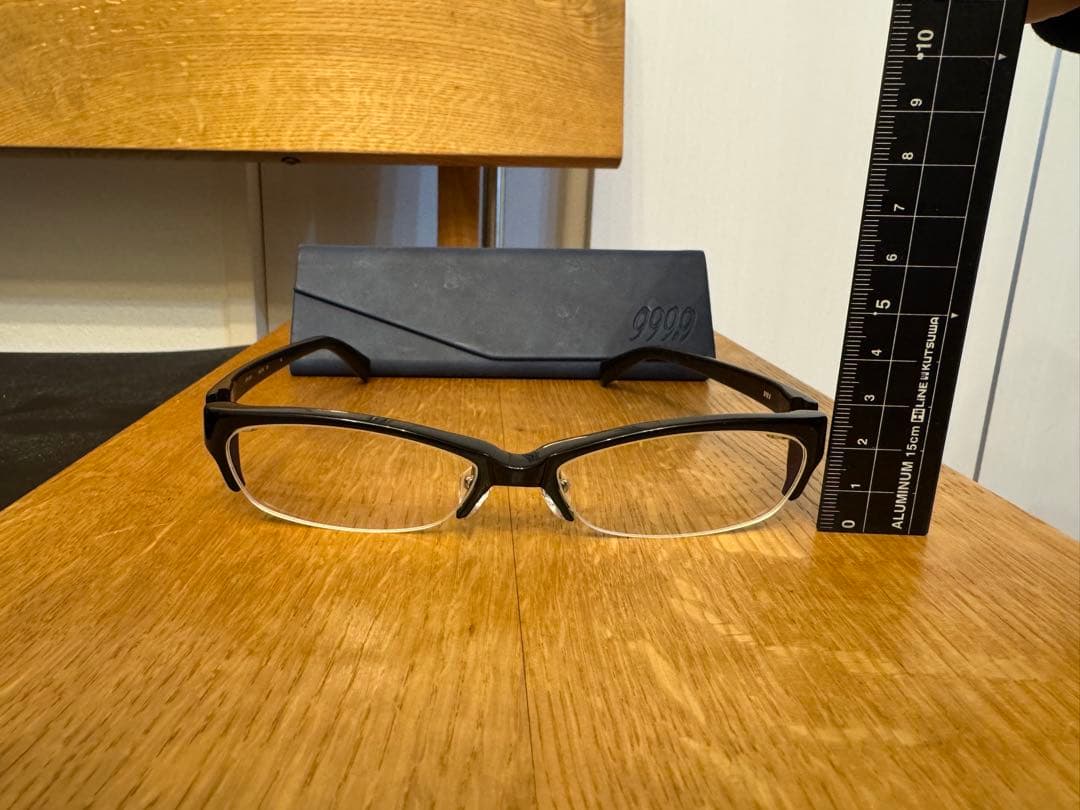 999.9 フォーナインズ　ハーフリムメガネ