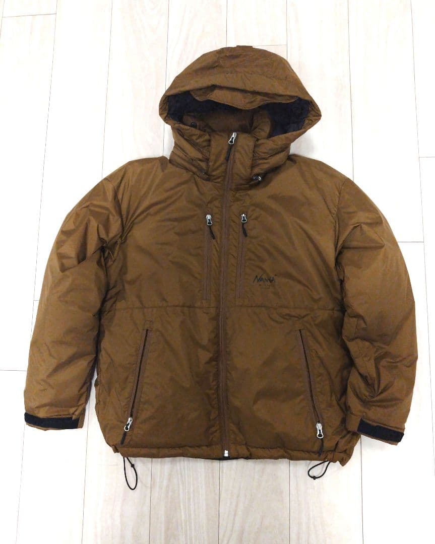 asuka☆　美品　ナンガ　ベイフロー別注　オーロラダウンジャケット　L