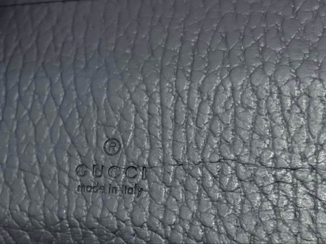 GUCCI グッチ　カードケース　名刺入れ　ゴールド金具　ユニセックス　黒