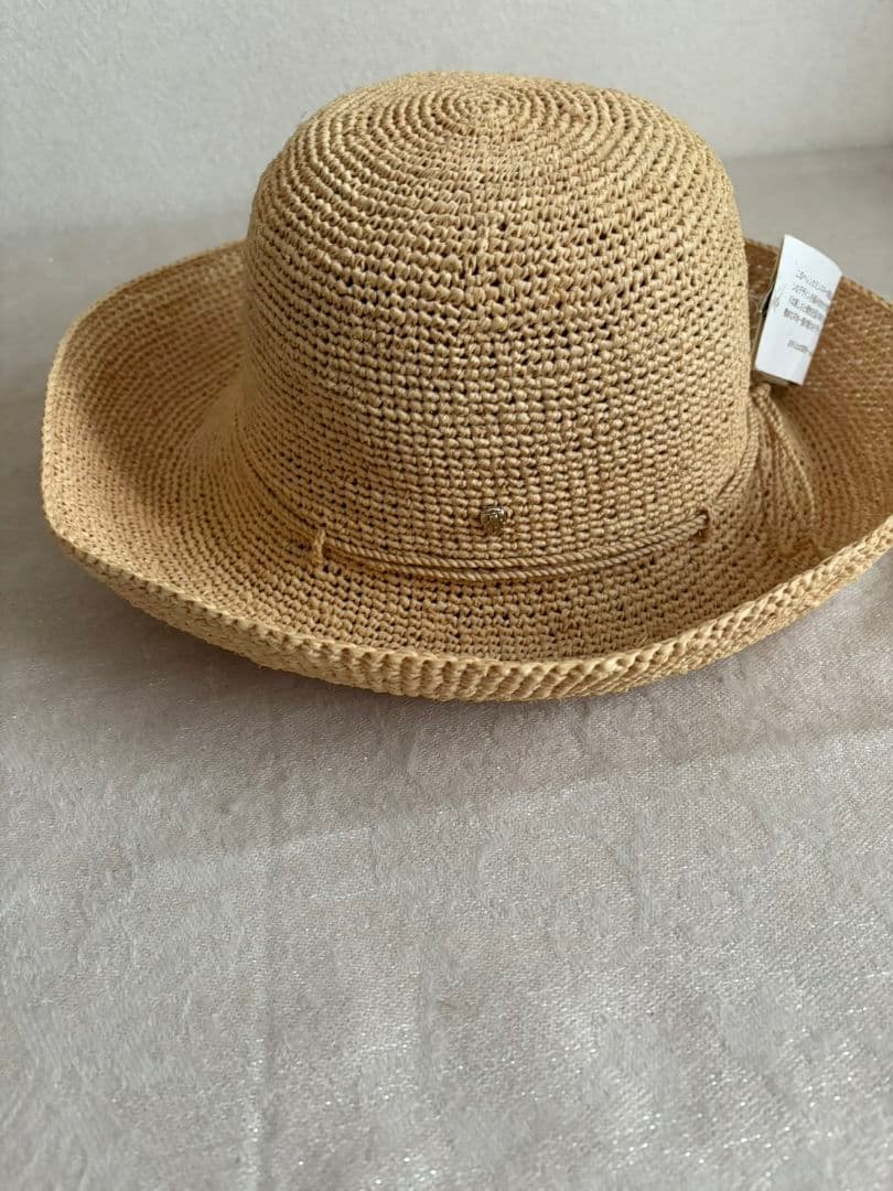 ヘレンカミンスキー 麦わら帽子未使用タグ付き　ナチュラル