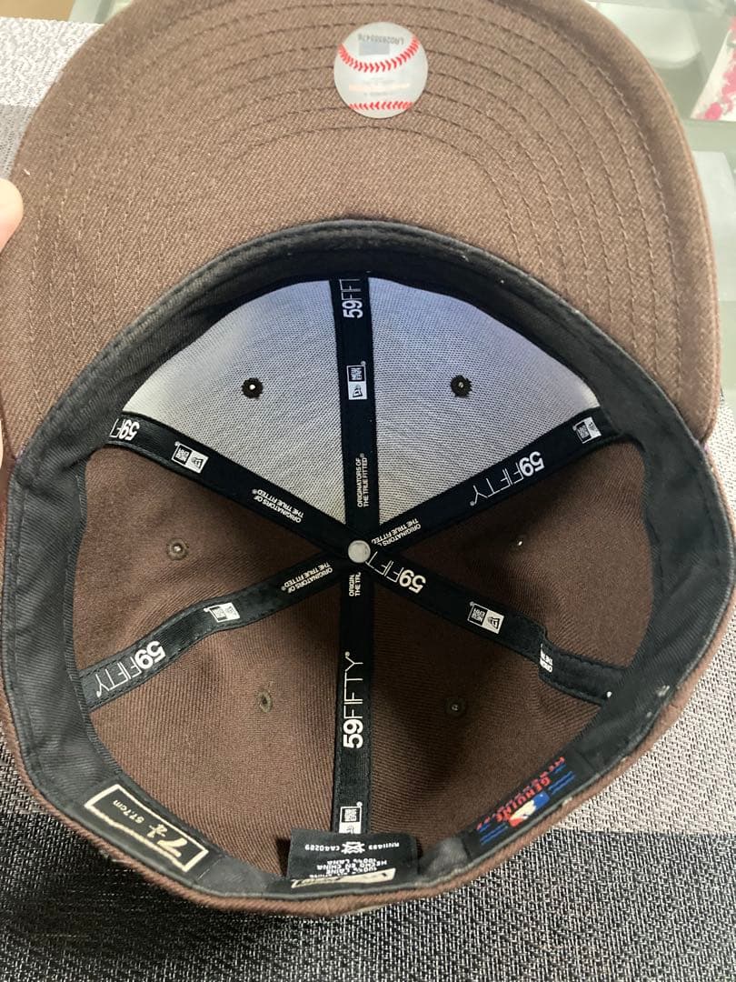 NEW ERA インディアンス　ブラウン 59FIFTY ベースボールキャップ