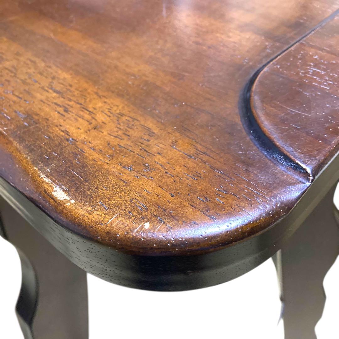 ①【ヴィンテージ】カリモク ルスティック ハイチェア バースツール スツール