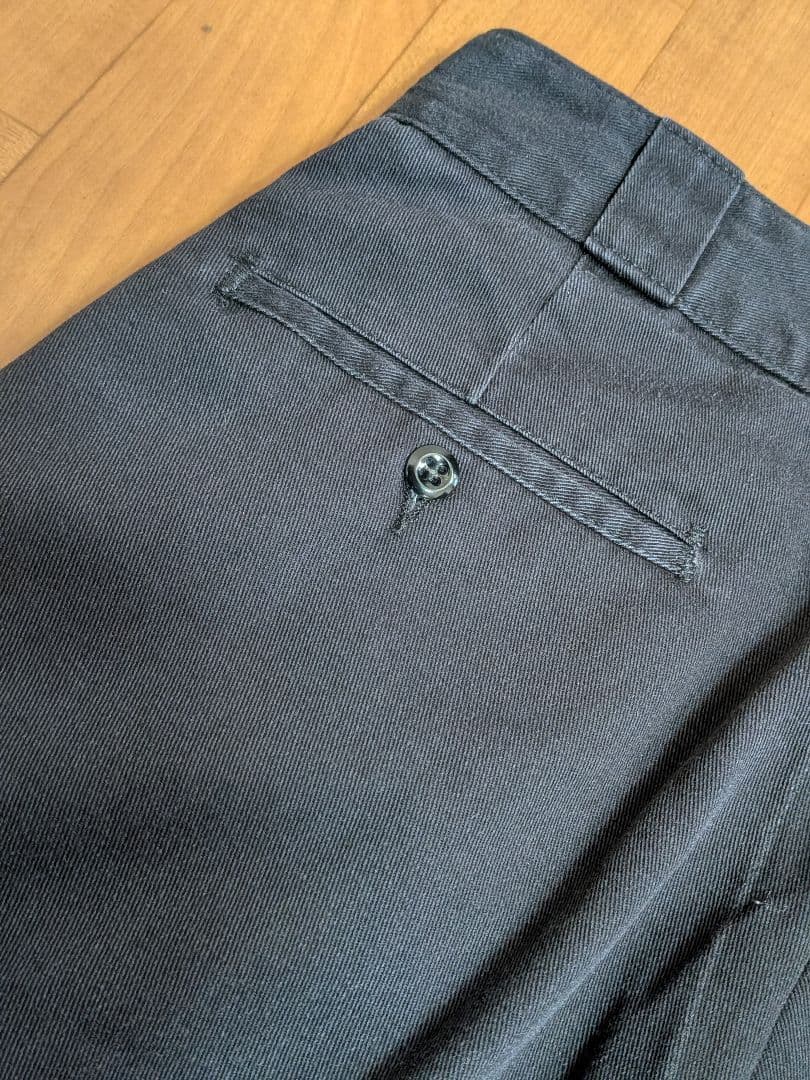 Dickies 90s 874BK USA製 ブラックフェード TALON 墨黒