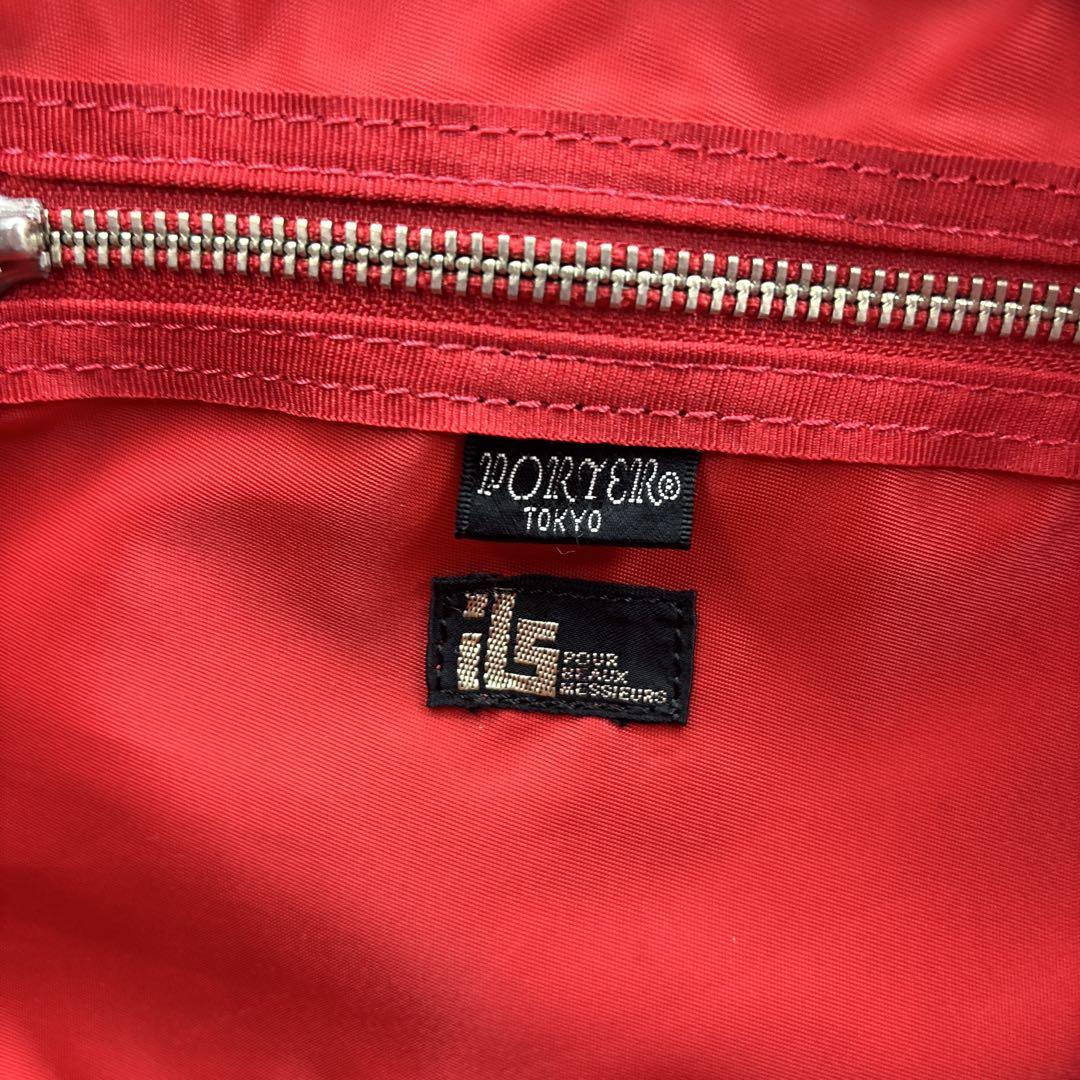 極美品 ポーター エルファイン ボストン 2way ドラム PORTER 黒