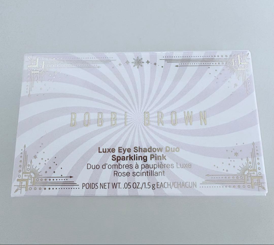 新品 限定 ボビィブラウン リュクスアイシャドウ デュオ スパークリングピンク