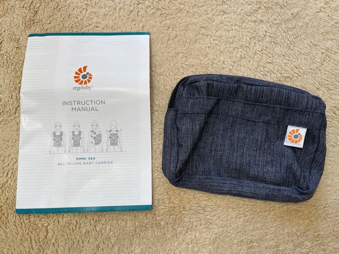 【新品】エルゴベビー　OMNI360 クールエアメッシュ　インディゴ　デニム