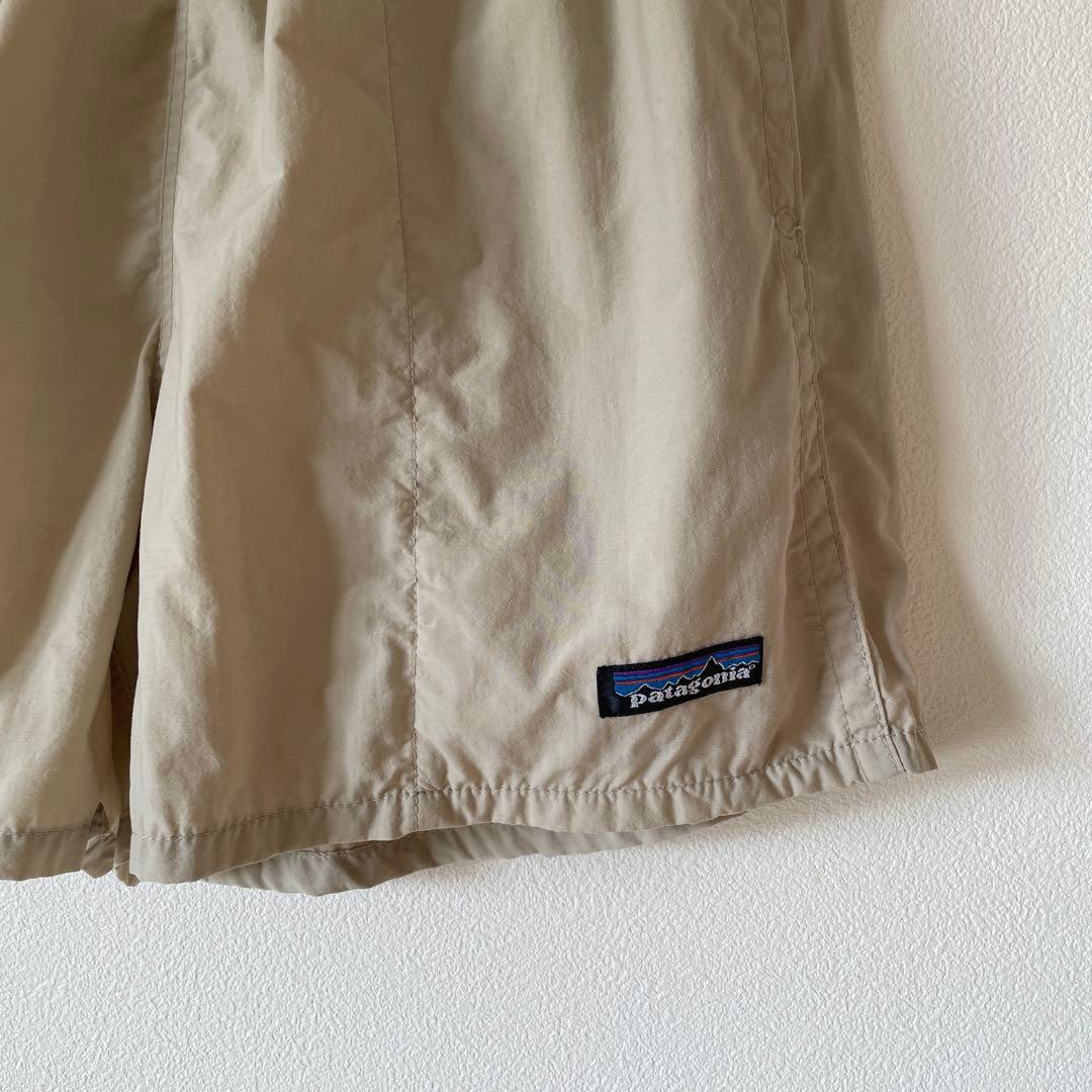 【希少】2001年 patagonia バギーズショーツ 5インチ ベージュ S