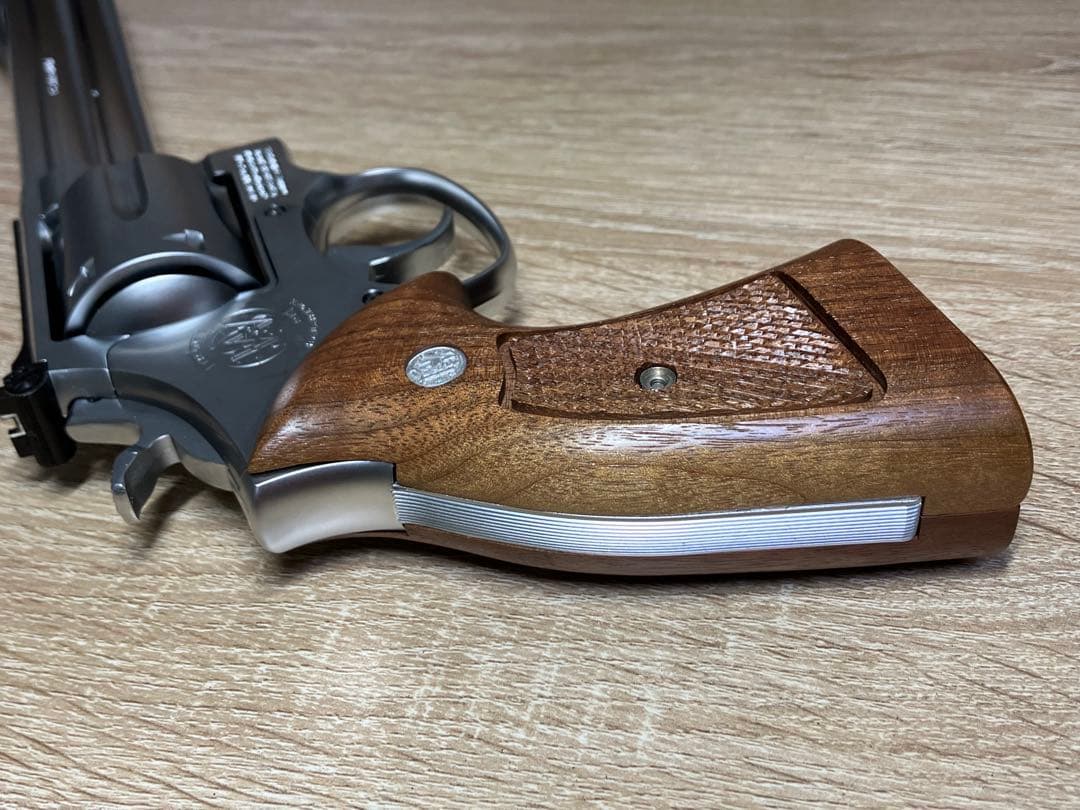 MGC S&W M686 6インチ モデルガン 木製グリップ付き