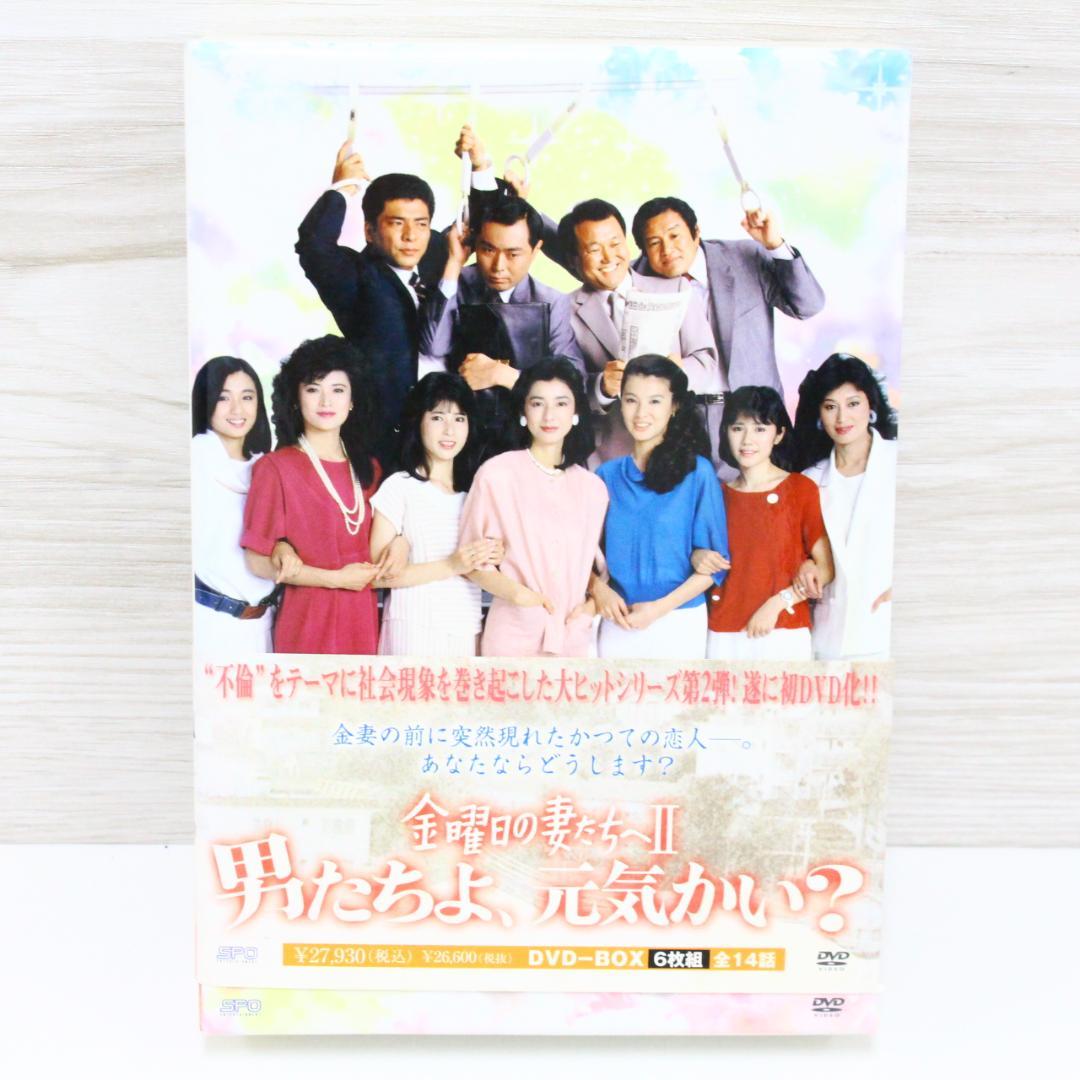 ◇金曜日の妻たちへⅡ 男たちよ元気かい? DVD-BOX〈6枚組〉付属品完備