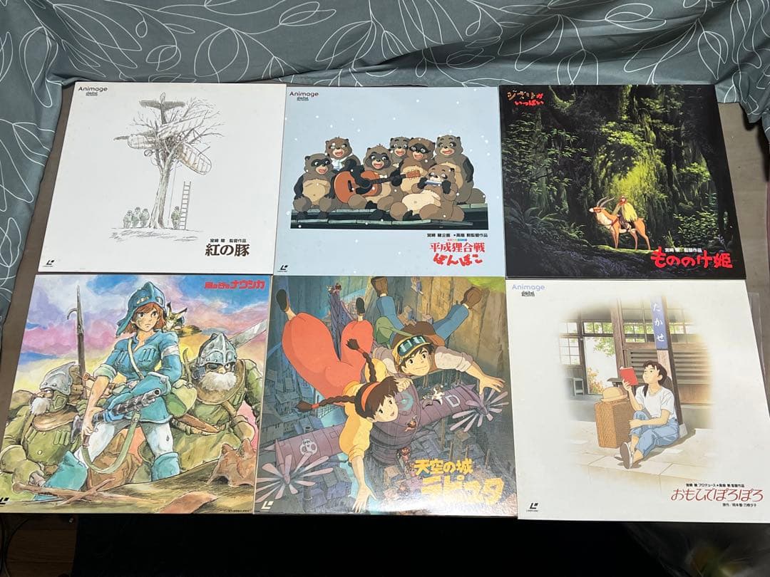 ジブリレーザーディスク LD 6作品 ナウシカ ラピュタ ぽんぽこ もののけ姫