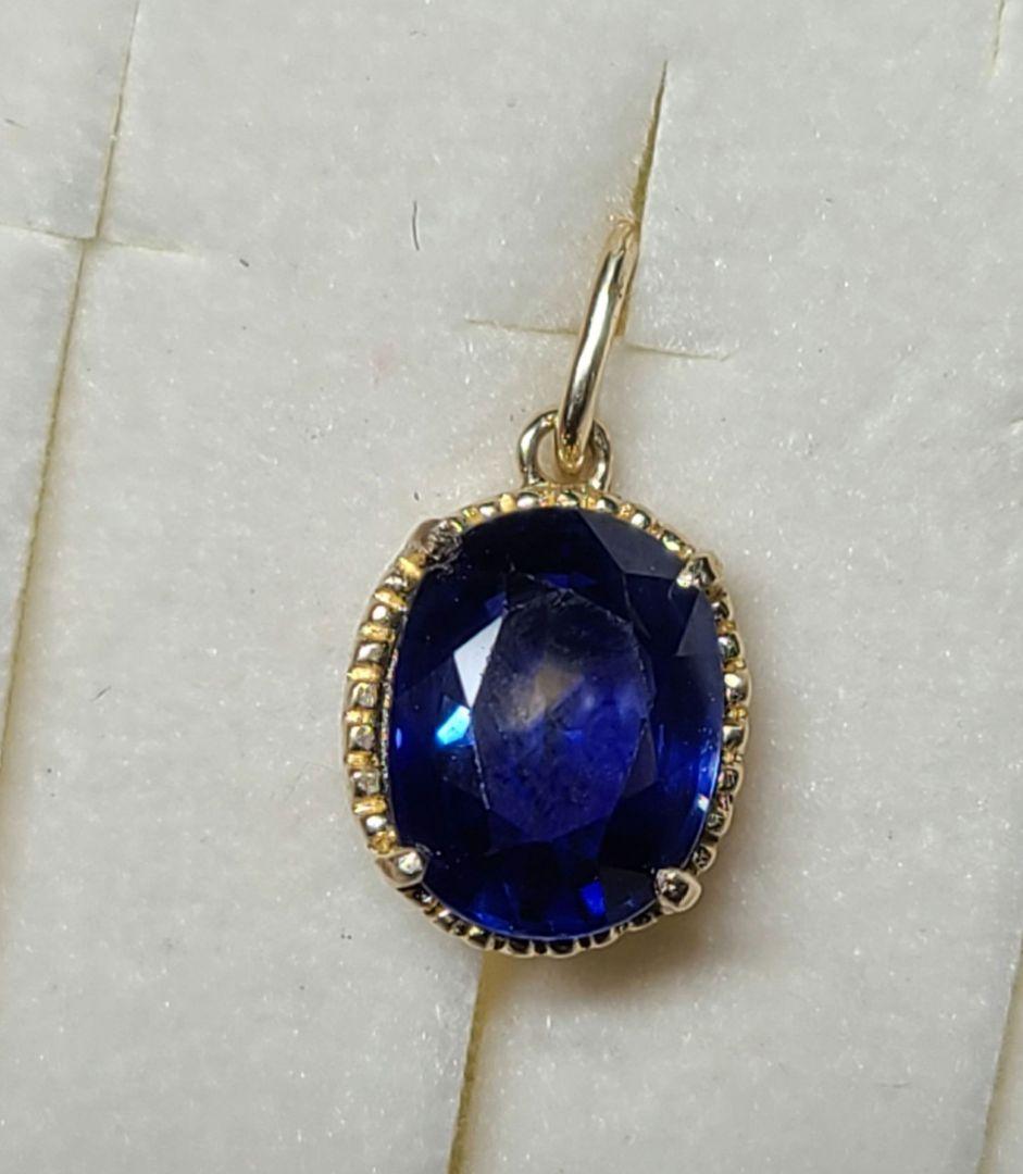 ニケ☆★スリランカ産ブルーサファイア、トルマリン★ペンダントトップオーダー