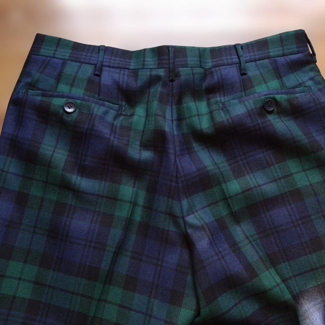 美品イタリア製 ロータROTA ブラックウォッチ サイズ50 シップス購入品