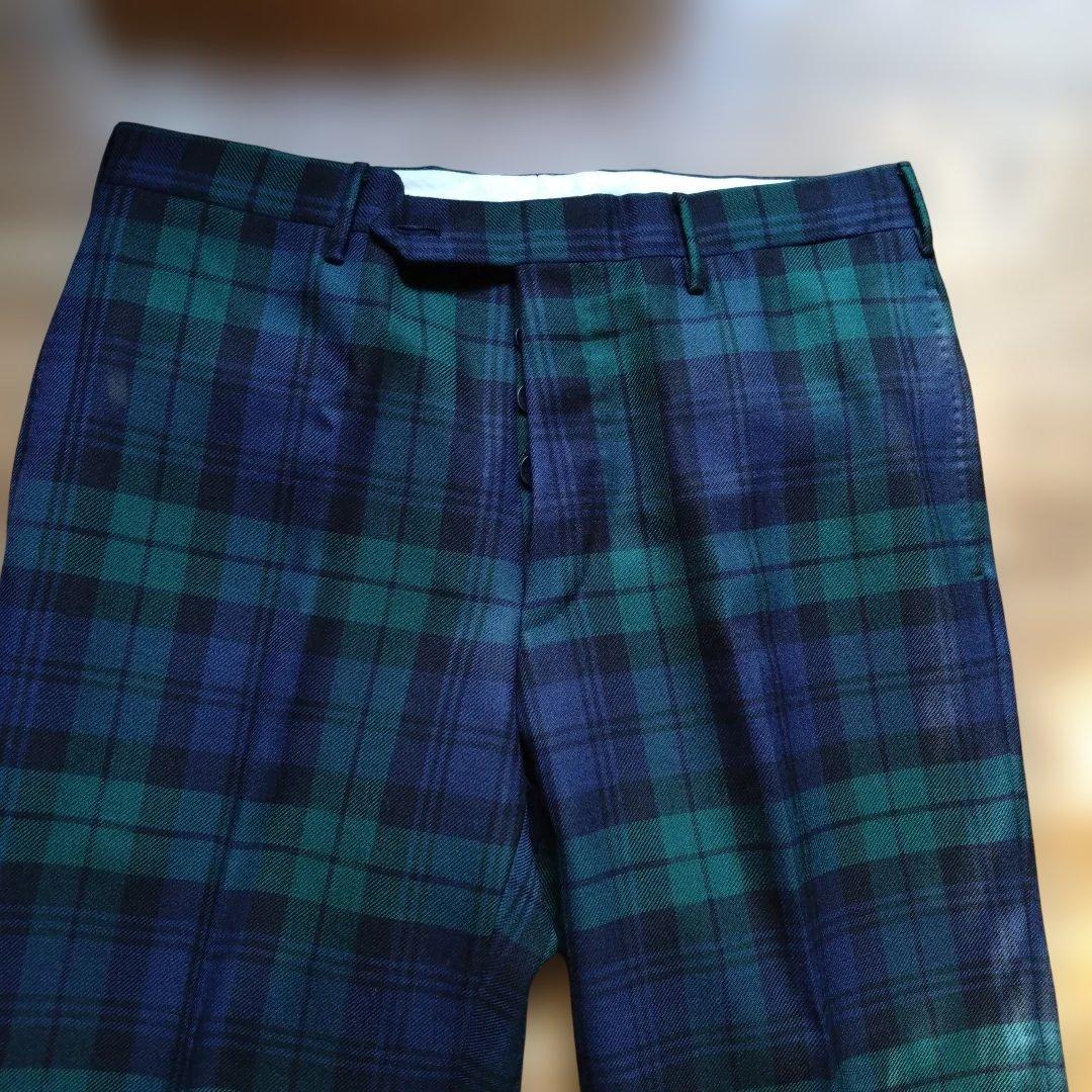 美品イタリア製 ロータROTA ブラックウォッチ サイズ50 シップス購入品