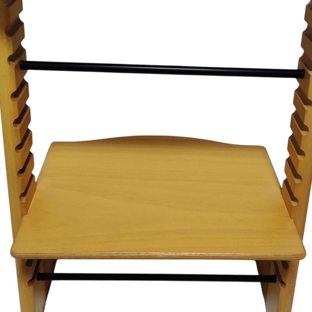 STOKKE トリップトラップ ナチュラル シリアル3 木製バー レザーベルト