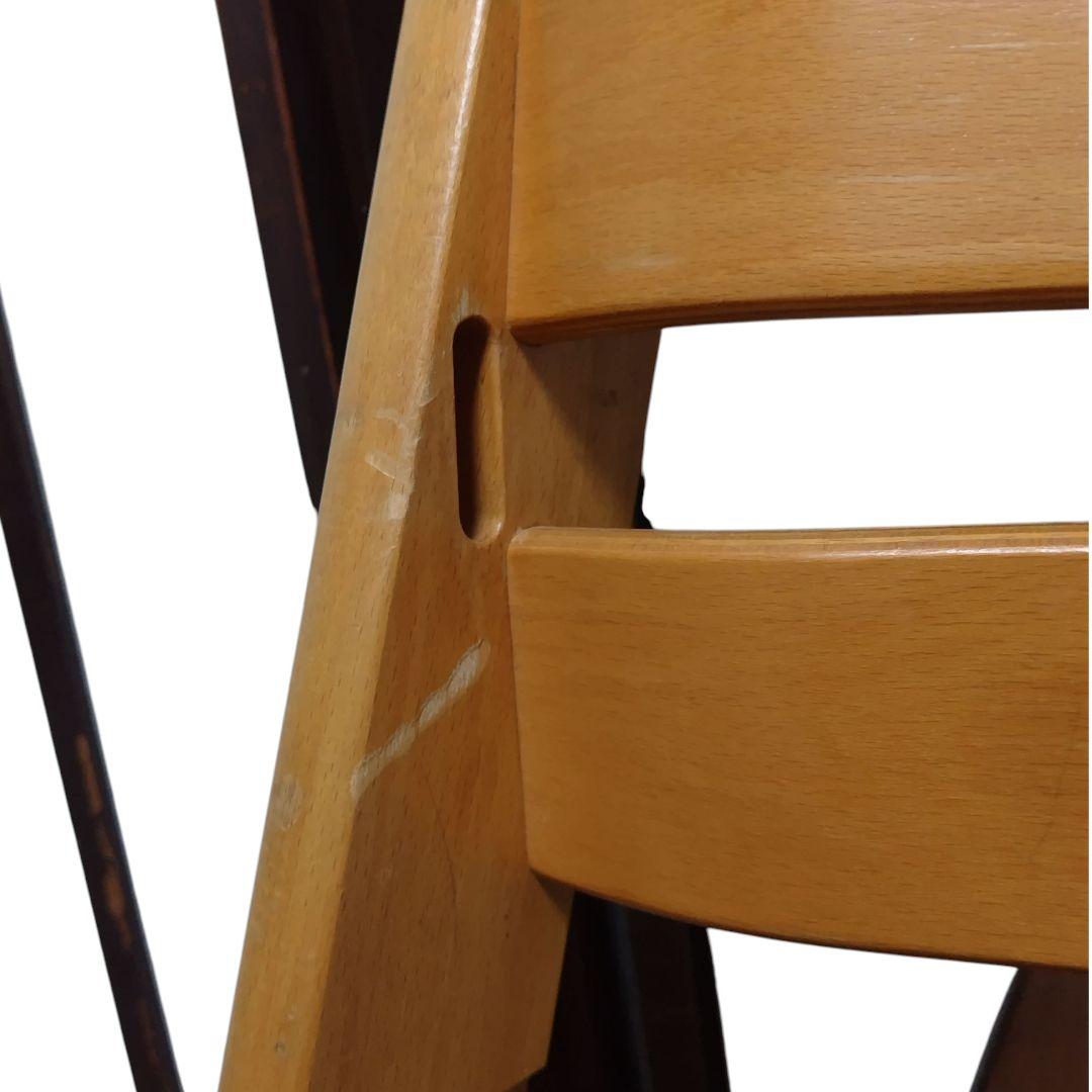 STOKKE トリップトラップ ナチュラル シリアル3 木製バー レザーベルト