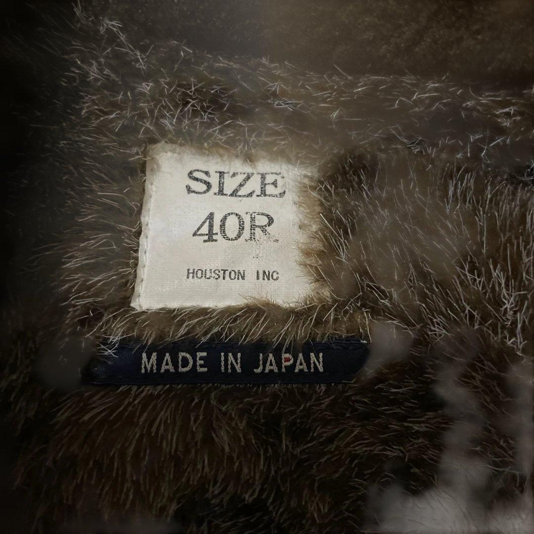 オ*マ様 HOUSTON ヒューストンn1デッキジャケットネイビー　日本製40