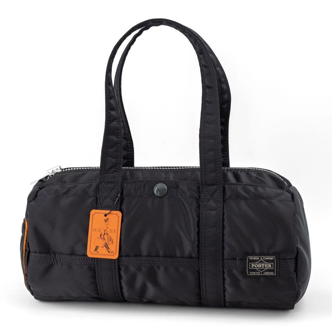A013【未使用品】ポーター／タンカー　ミニボストンバッグ　ダッフル　ブラック