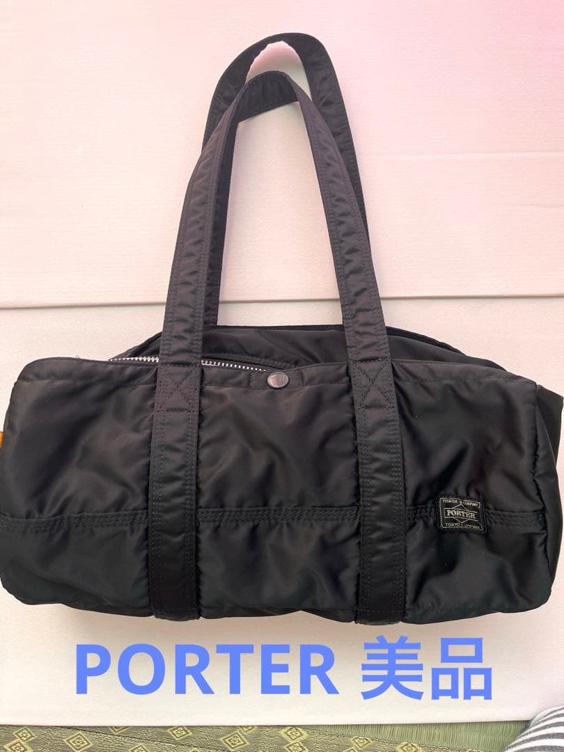極美品　PORTER タンカー　ドラムバッグ　廃盤