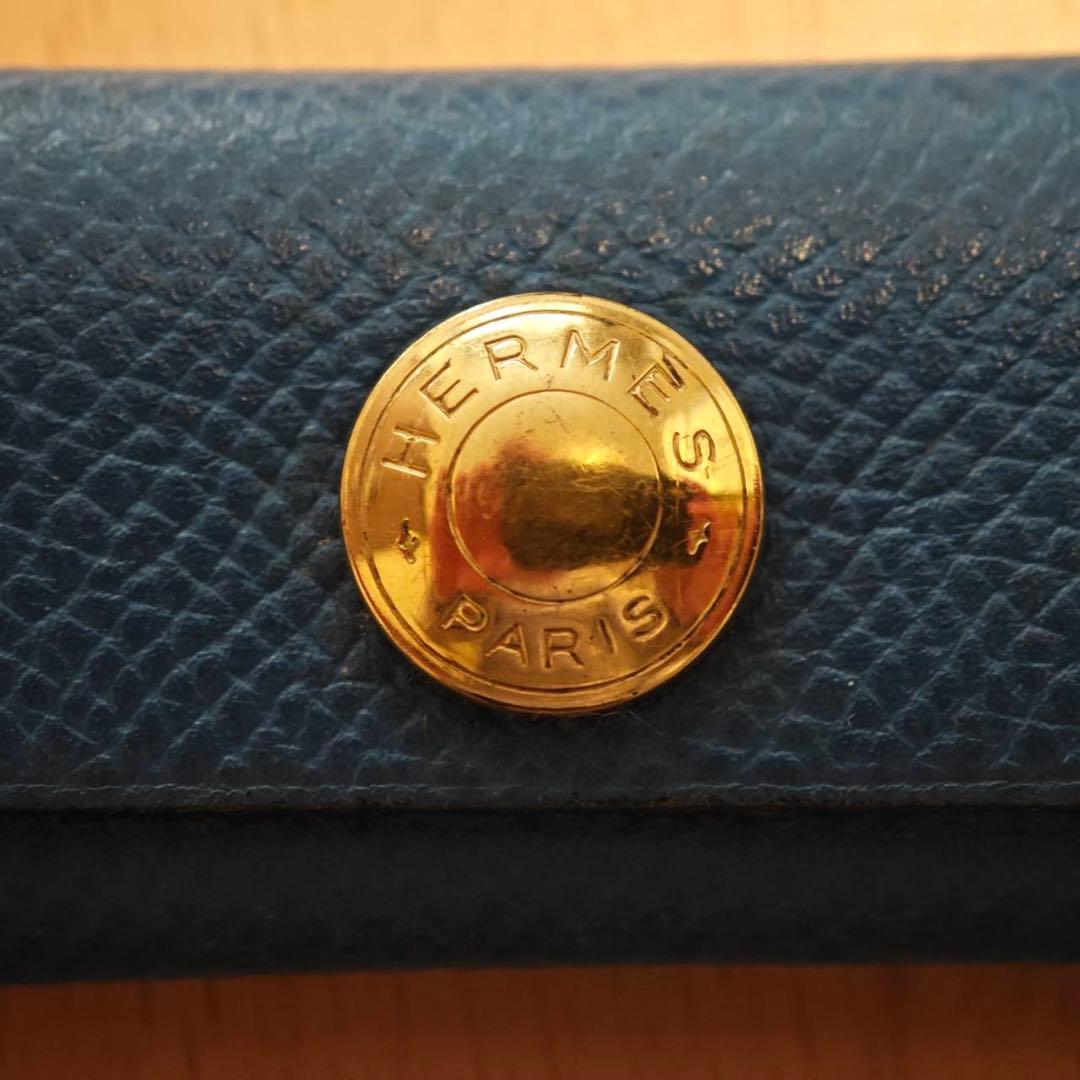 美品❗️エルメス コーム・くし ブルー❗️正規品❗️