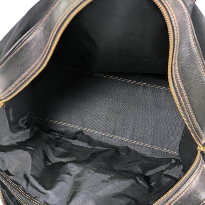 【希少】ダンヒル 2way ボストンバッグ スエード レザー ブラック 大容量