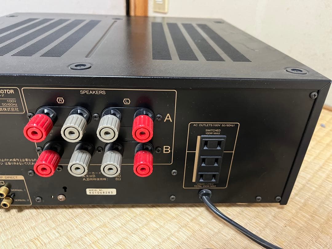 【ジャンク】 SUNSUI サンスイ アンプ au-α607DR