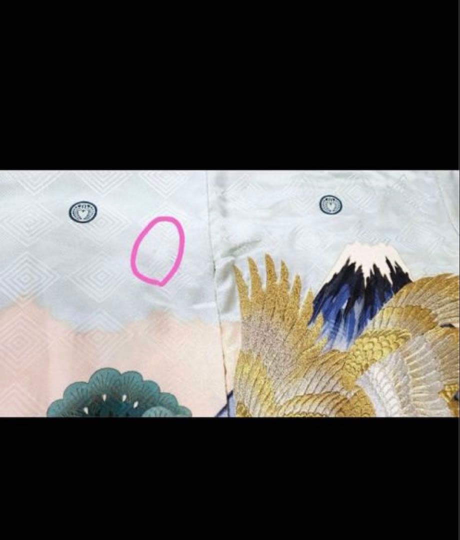 お宮参りセット　産着　絹　男の子