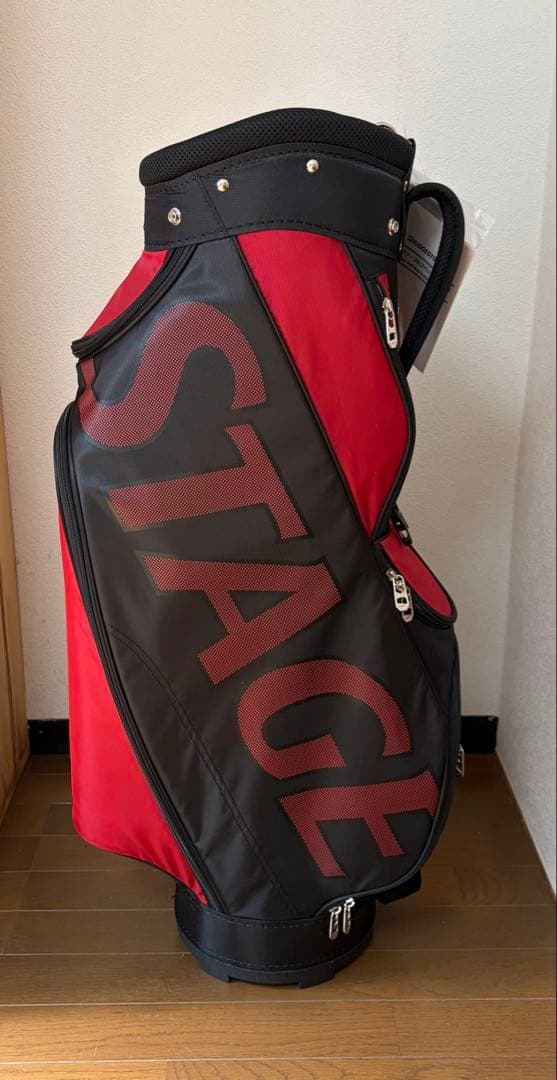 TourStage キャディバッグ 赤黒