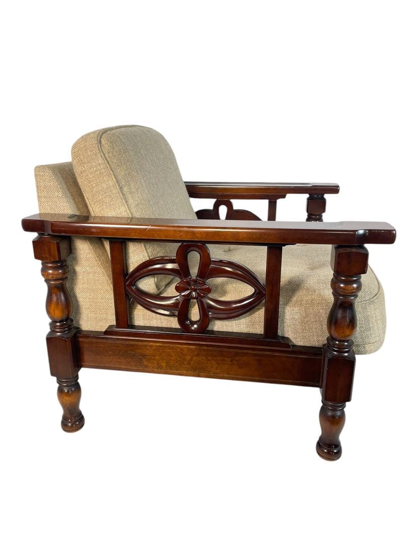 HR354 【希少デザイン】飛騨産業　穂高　キツツキ　ソファ　1人掛け