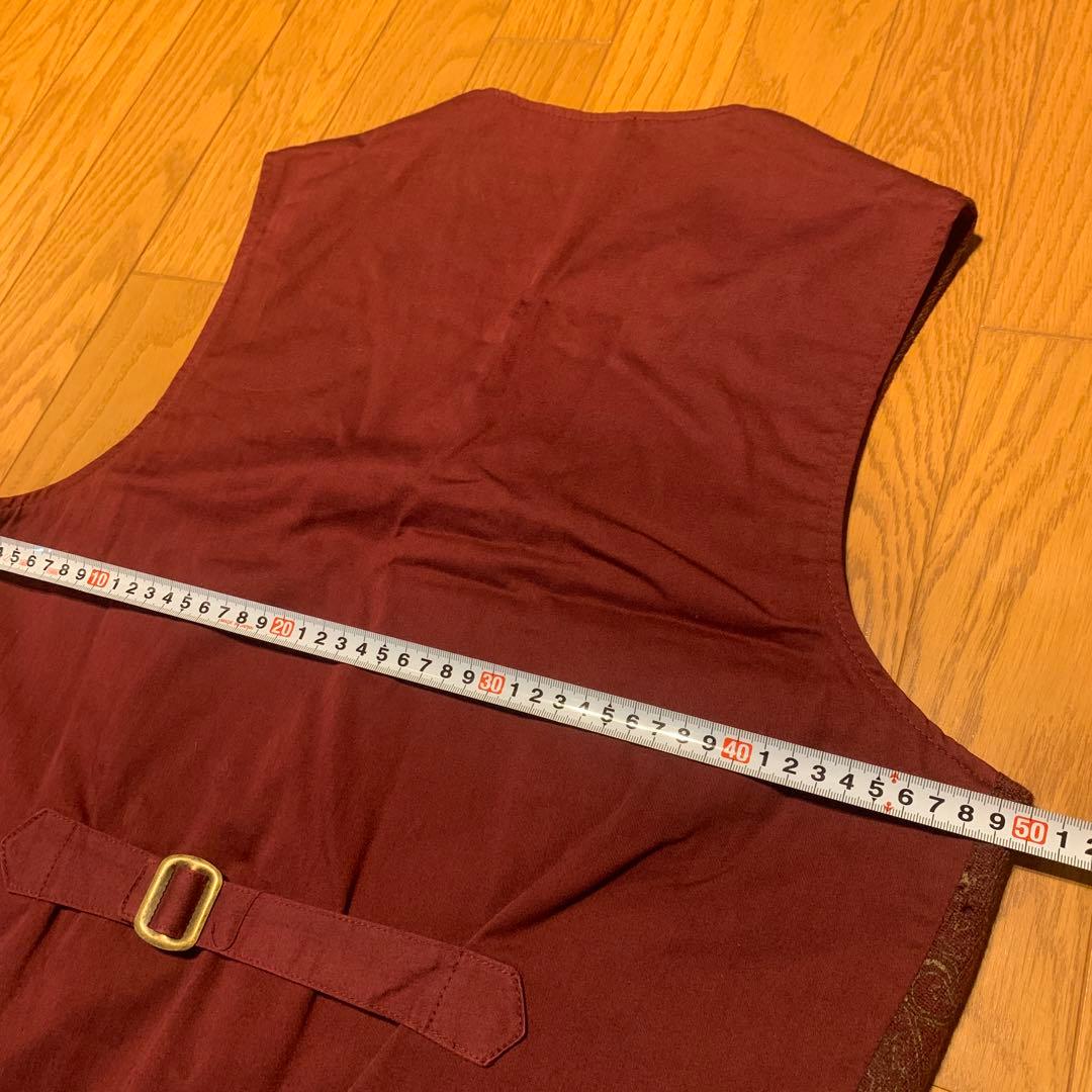 古着RRLラルフローレンPOLO RALPHLAUREN ペイズリーベスト　ポロ