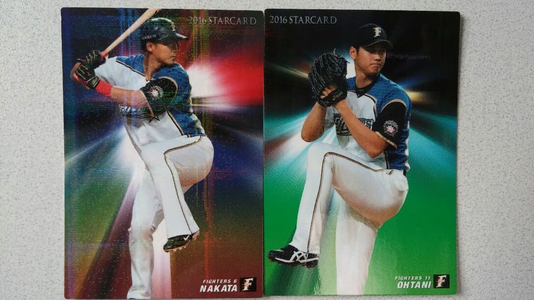 2016年　第1弾　S-03　中田翔　&　S-04　大谷翔平　2枚セット