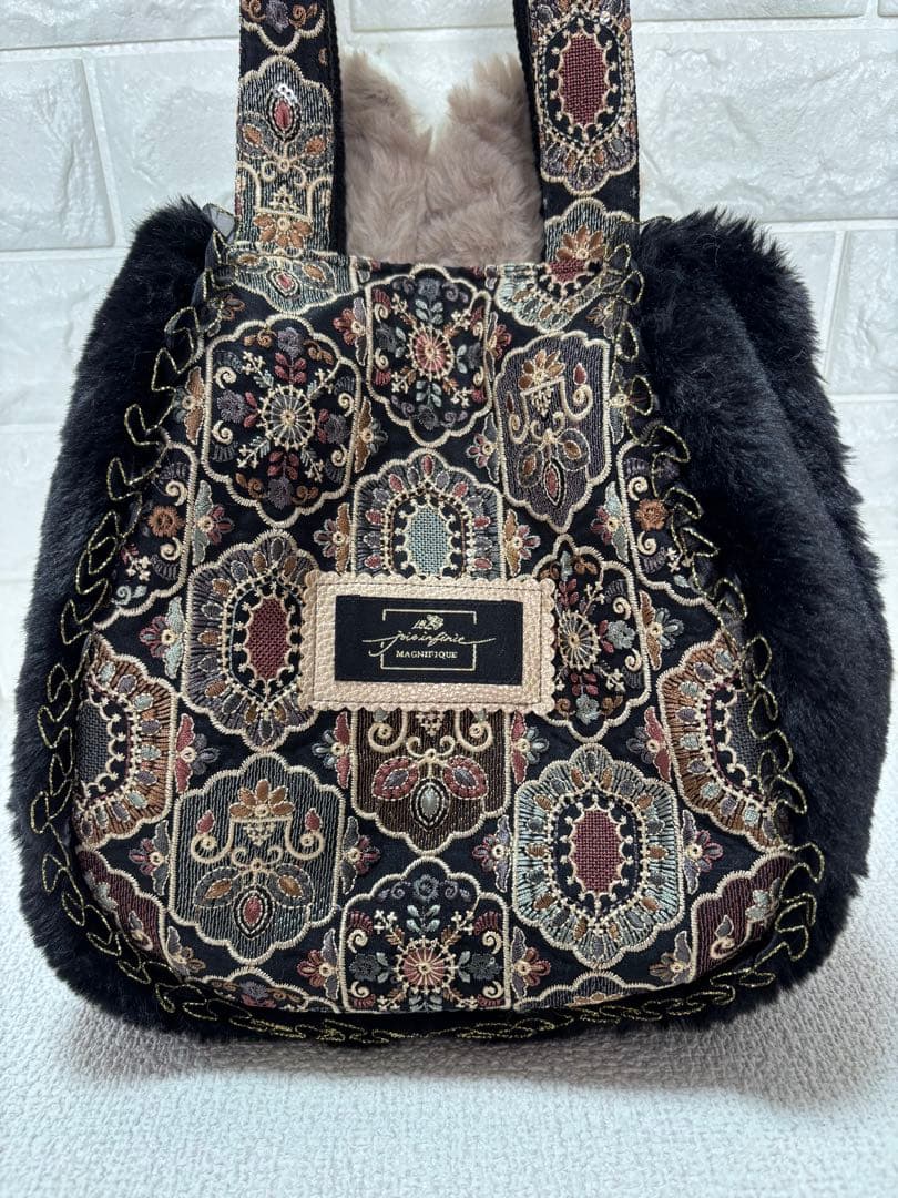 山*ば様 コヤンイサムチョン　ファーバッグ　サンダーちゃん　ブラウンうさちゃん