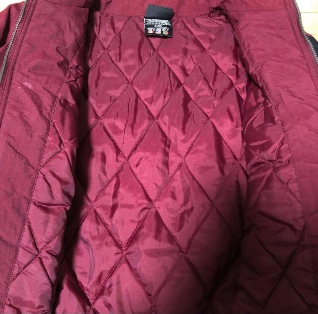 80s adidas スイッチング バイカラー ナイロンジャケット サイズL