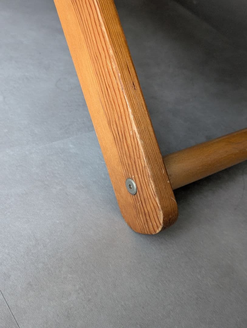 USED/北欧 木製 リクライニングチェア パーソナルチェア 折りたたみ式