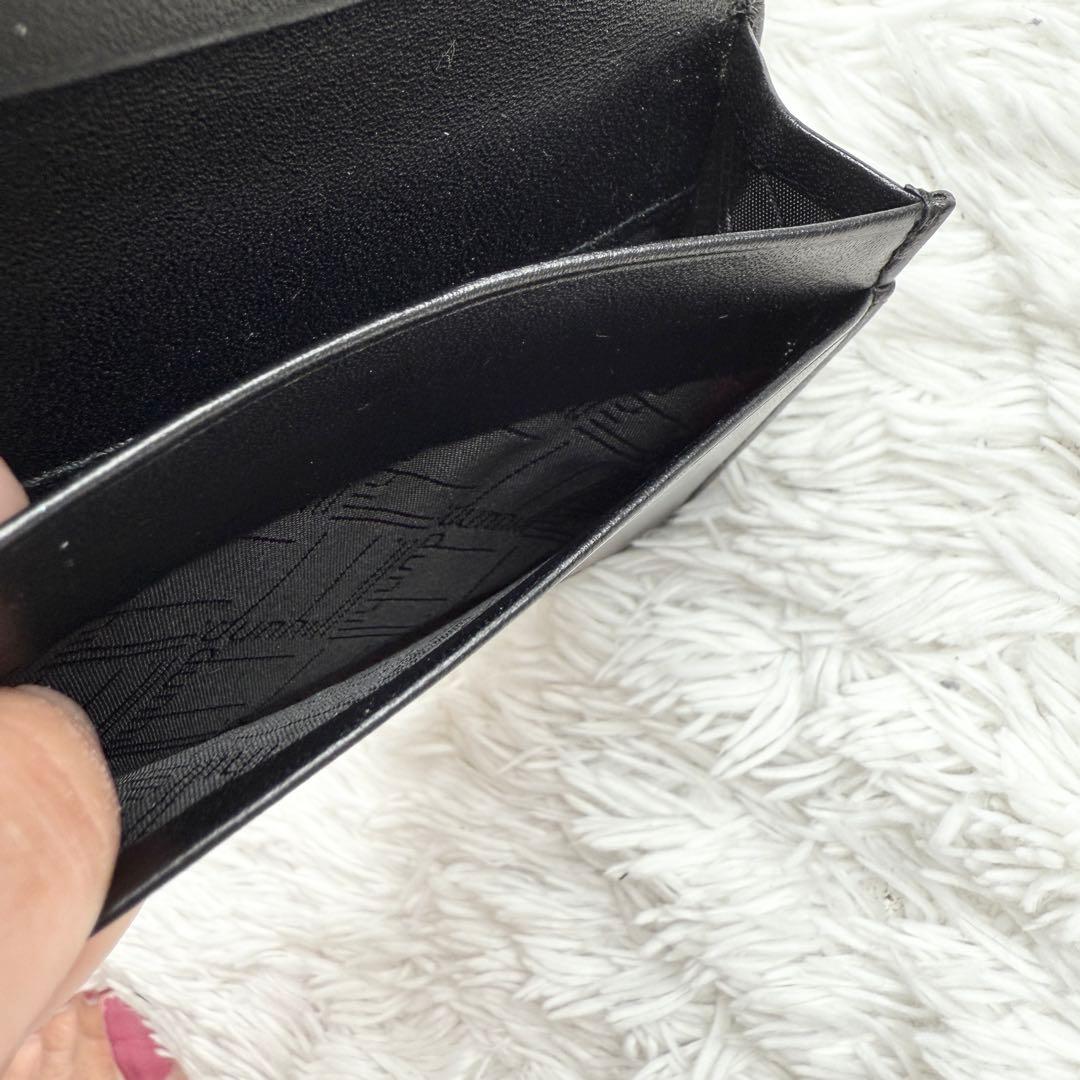 【新品未使用】dunhill ダンヒル レザー カードケース 名刺入れ ブラック