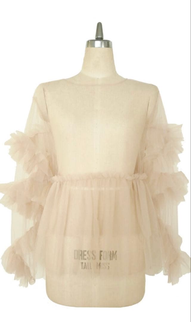 my shawty オケージョン チュール トップスと別メーカーワンピース