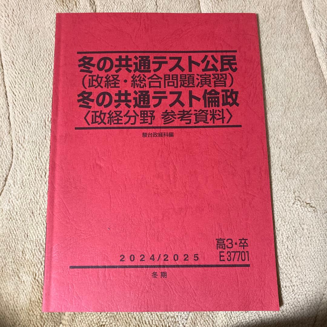 公共政治経済　駿台内田洋　6点セット