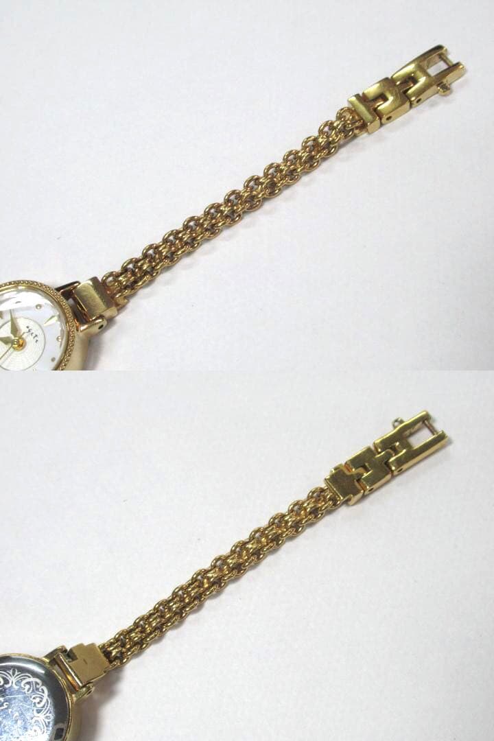 agete アガット ファースト ラウンドフェイス ジュエリーウォッチ 時計