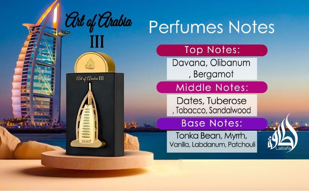 香水(男性用) Lattafa Art Of Arabia III