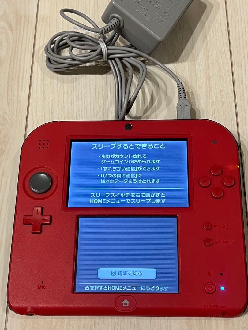 【値下げ】【動作確認済】ニンテンドー2DS レッド