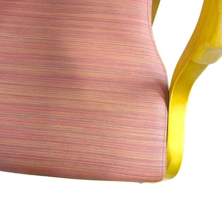 前滑りしにくいイス　国産張地　筋目　ウエービングテープ仕様座面