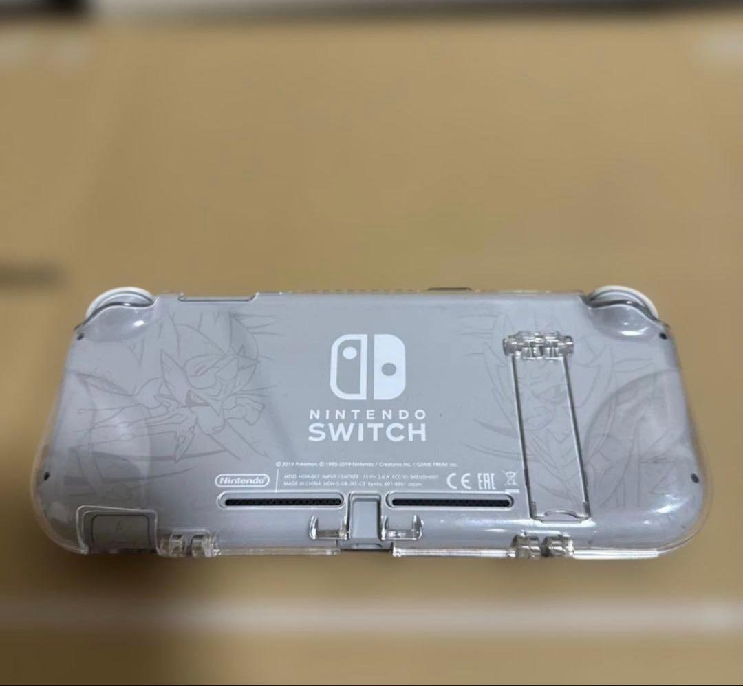 Nintendo Switch Lite ポケモンデザイン透明カバー、充電器付属