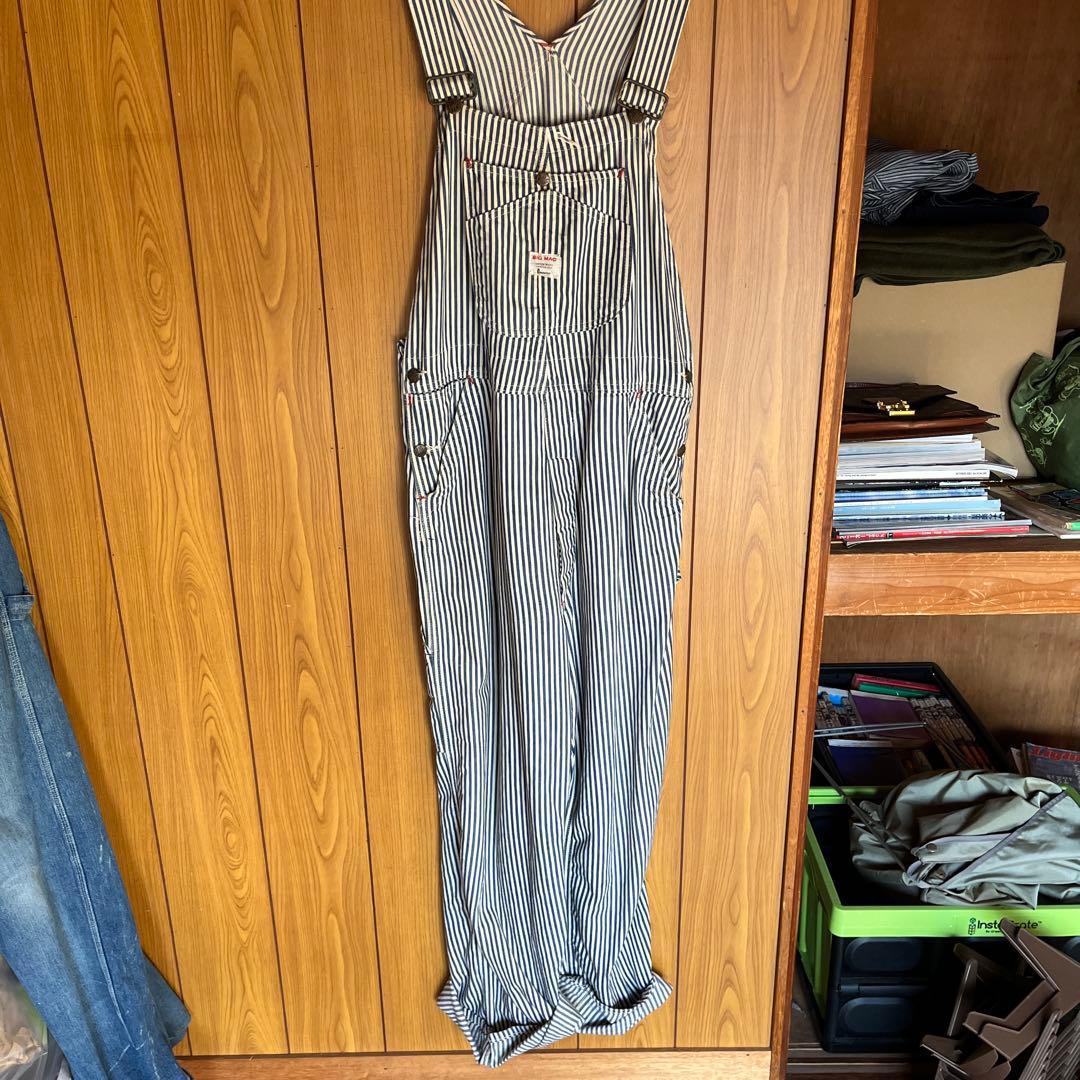 BIG MAC ヒッコリーストライプオーバーオール