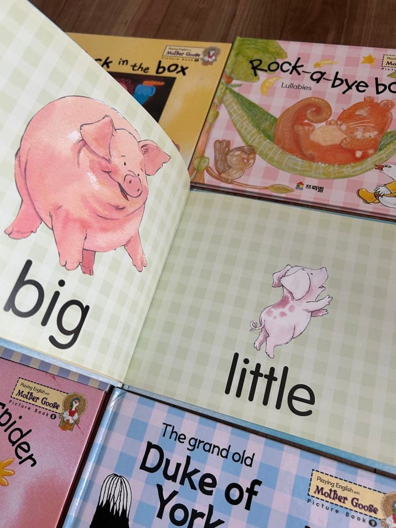 韓国マザーグース 英語教材 #幼児向け英語本16冊　CD8枚 프뢰벨마더구스