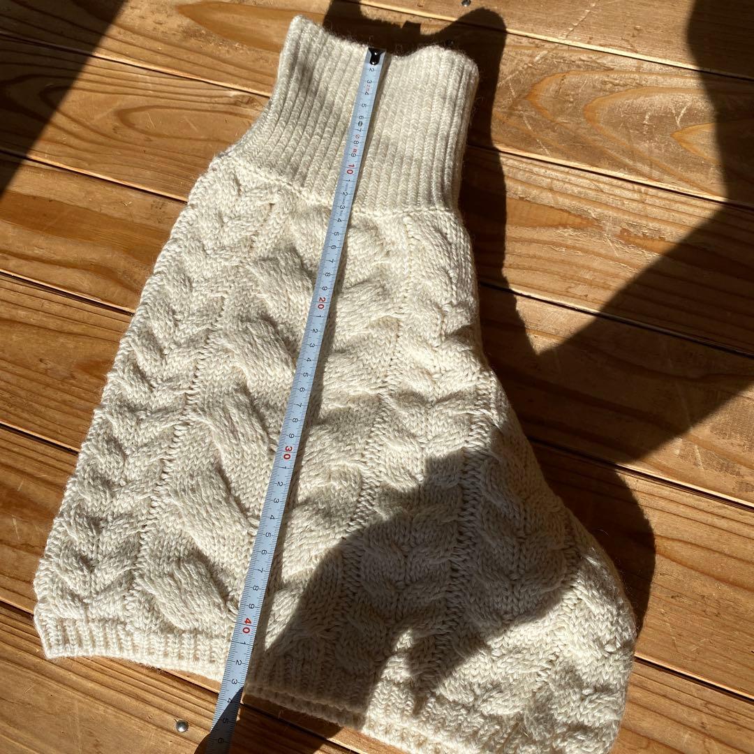 ケーブル編みアイボリーショートパンツ Mサイズ