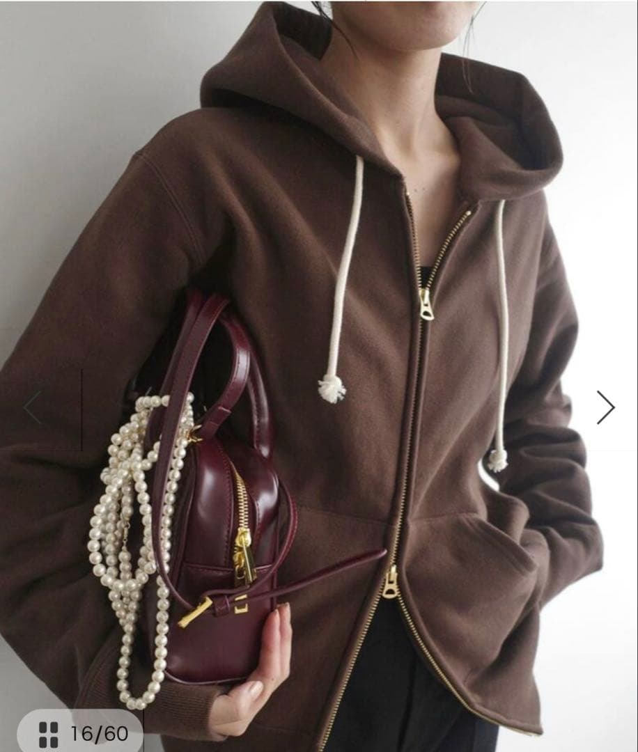 SLOBE IENA チャンピオンSLOBE別注 ダブルジップ パーカー2025