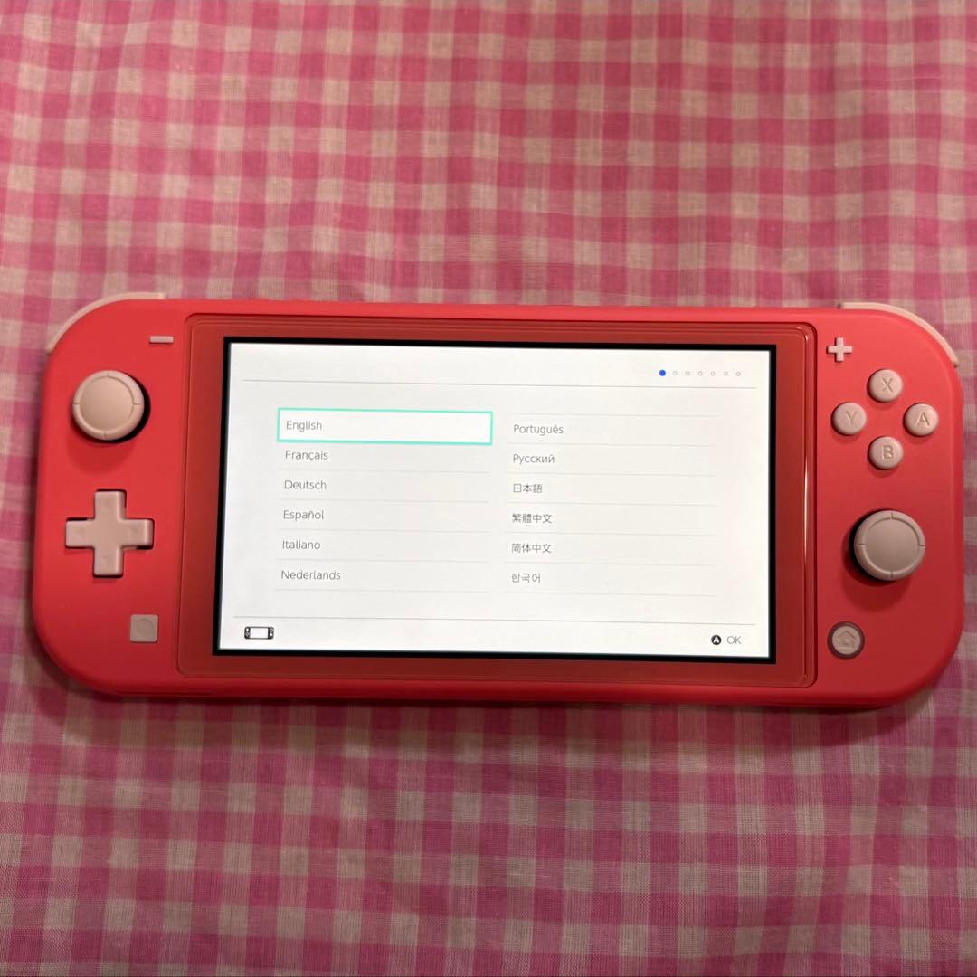 【送料込み】Nintendo Switch Lite コーラル箱付き